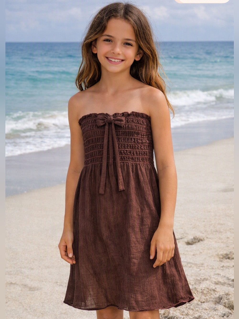 Brown Beach Coverup